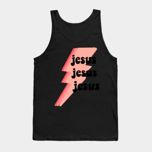 Jesus Jesus Jesus- Pink Tank Top